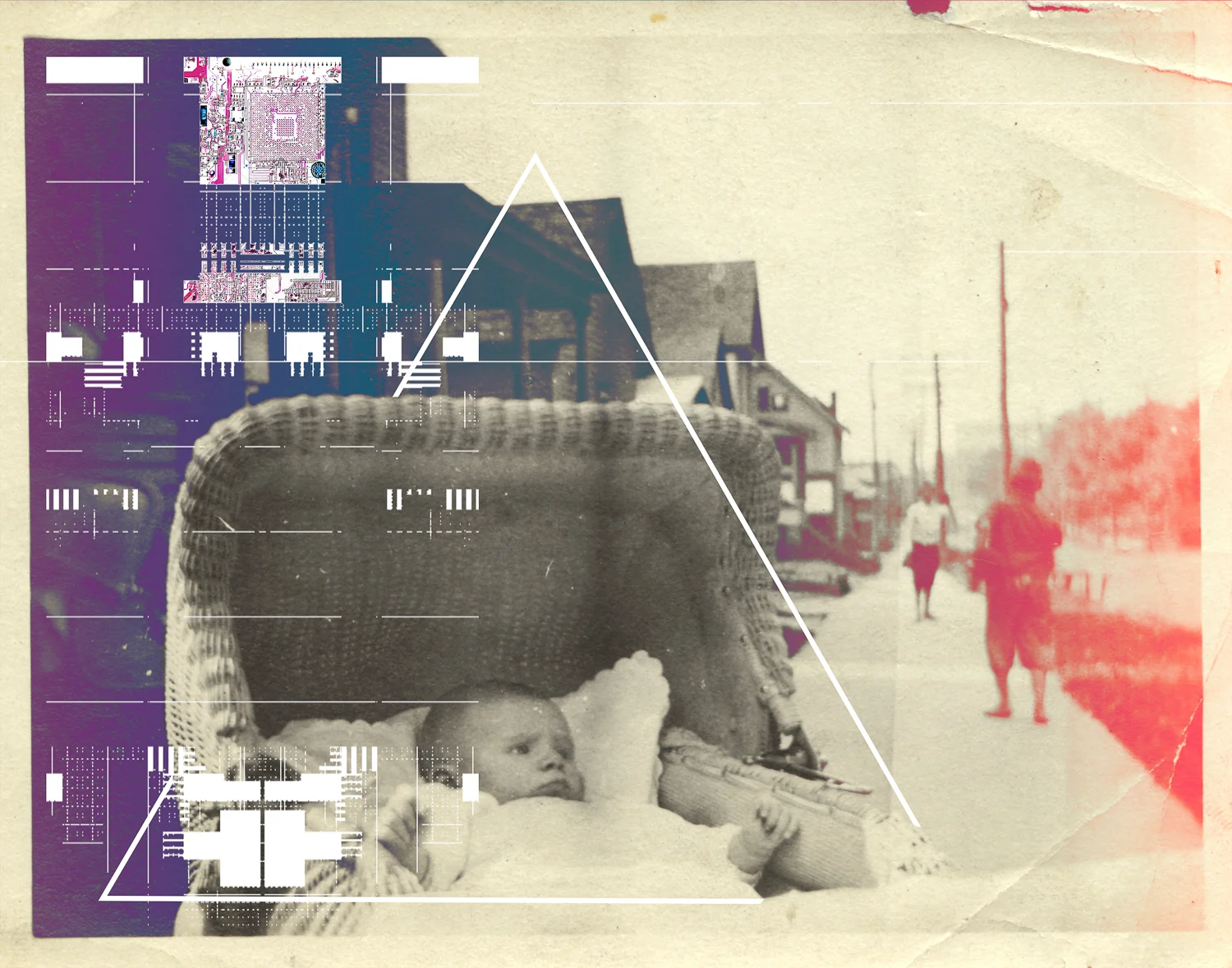 Jeremiah Morris - _Defragmented 1.7_ - 2015_2018 - Purchased vintage photograph, scanned and digitally altered, archival giclee print - 8x10_ - $750 copy.jpg