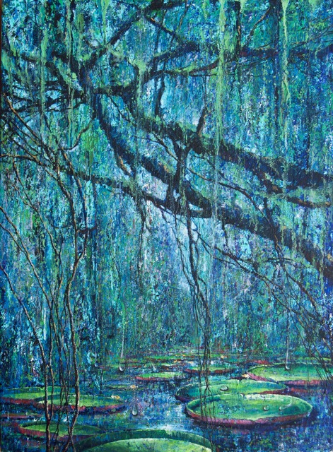 Art Village Gallery-Jorge Yances-_Amazon III_-30x40-Oil on Canvas-year-$4800.jpeg
