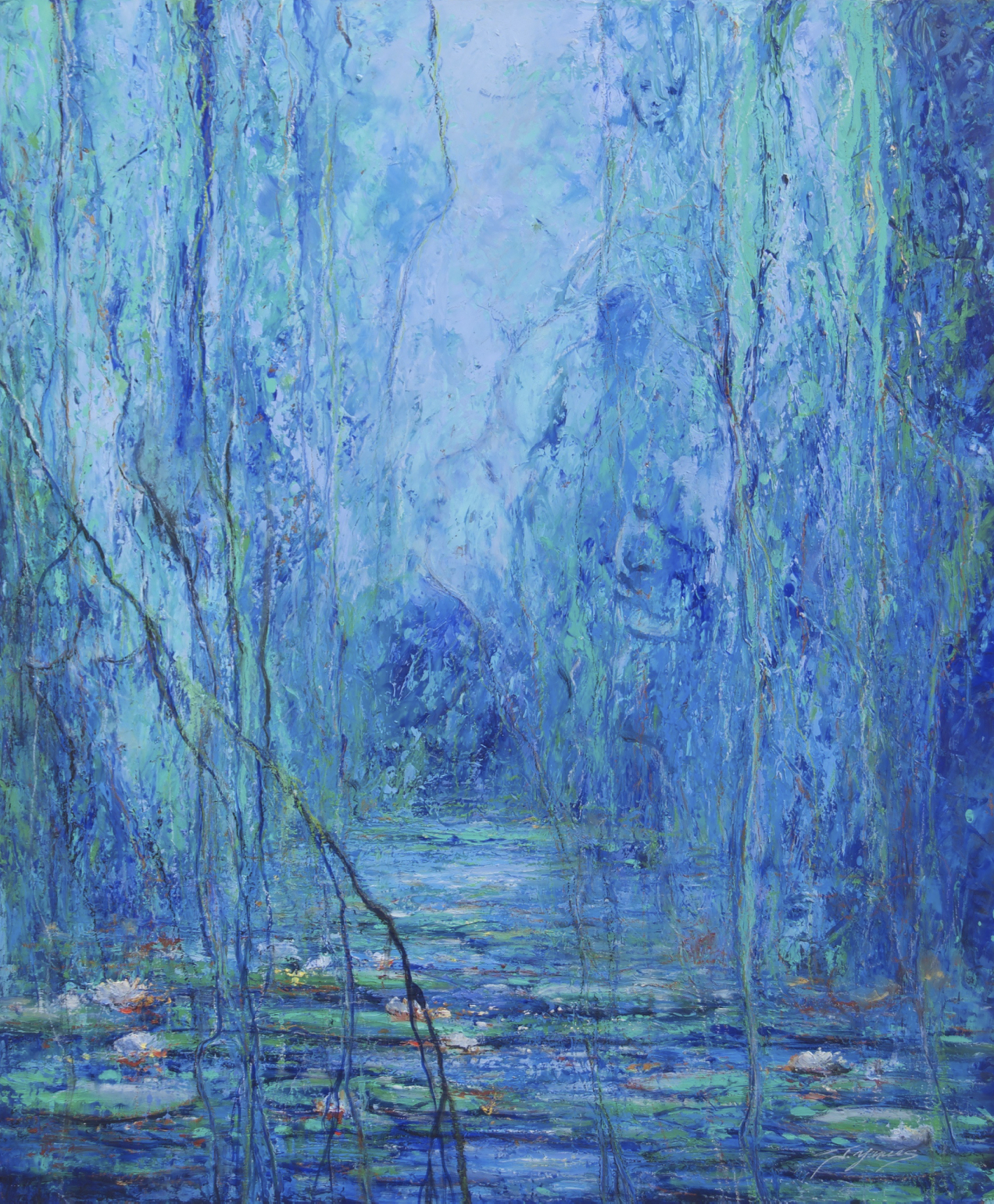 Art Village Gallery, Jorge Yances, _Bathers__2018-Oil on Panel-16x20-$1800.png
