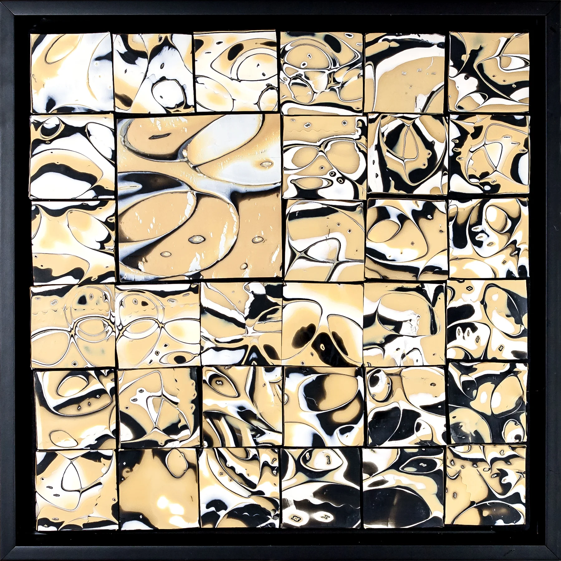 Foundry Gallery-Fran Abrams-Circular Logic 12x12 Polymer clay not painted-2017-$600.jpg