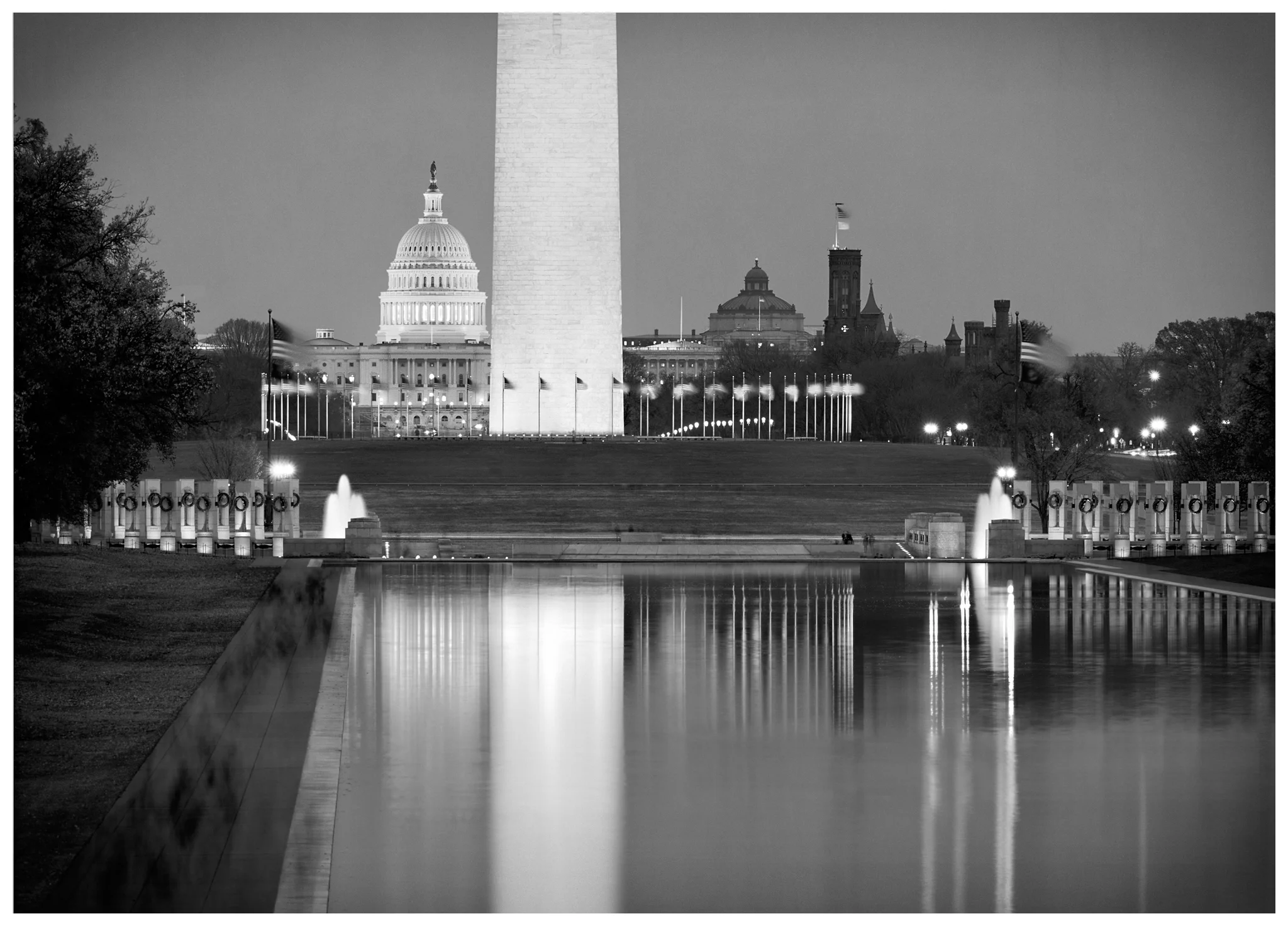 Foundry Gallery-Gregory OHanlon-Reflections on the National Mall-12x16-Photograph-Open Edition--2014-$850.jpg
