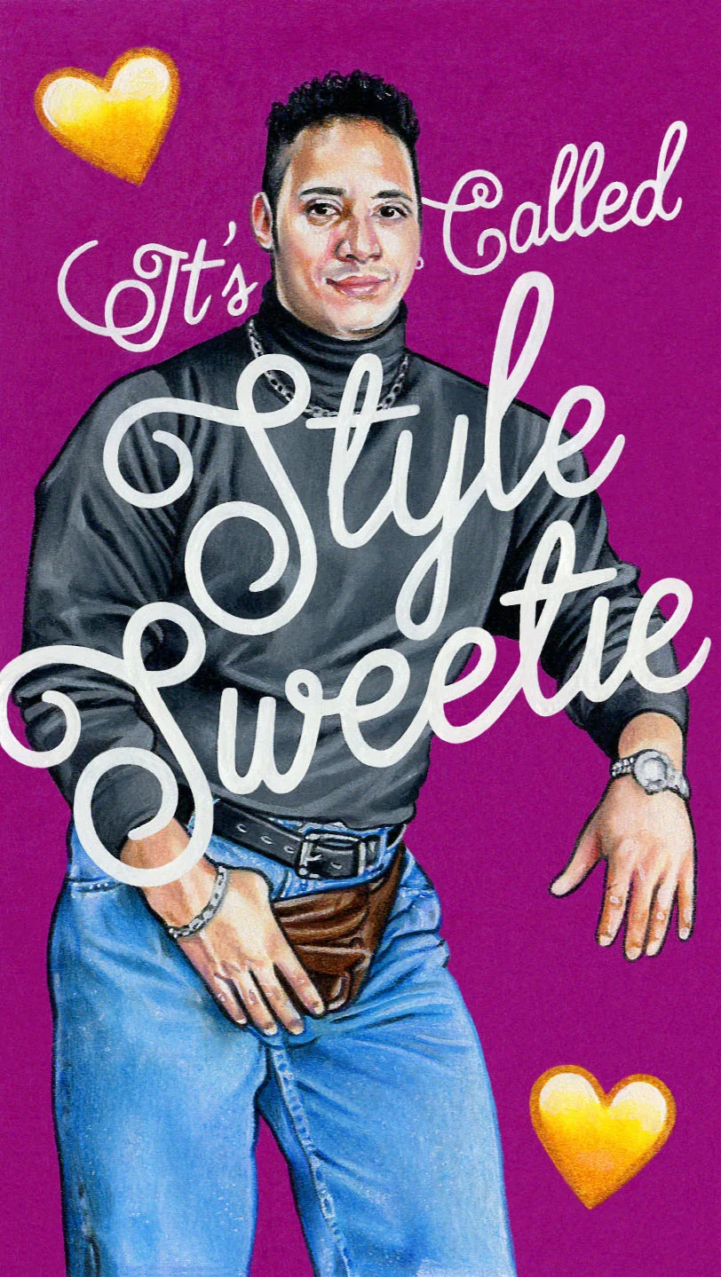 Sarah Jamison -_Style_ - 2.5_x5_ - colored pencil _ gouache _ marker - 2017 - $975.jpg