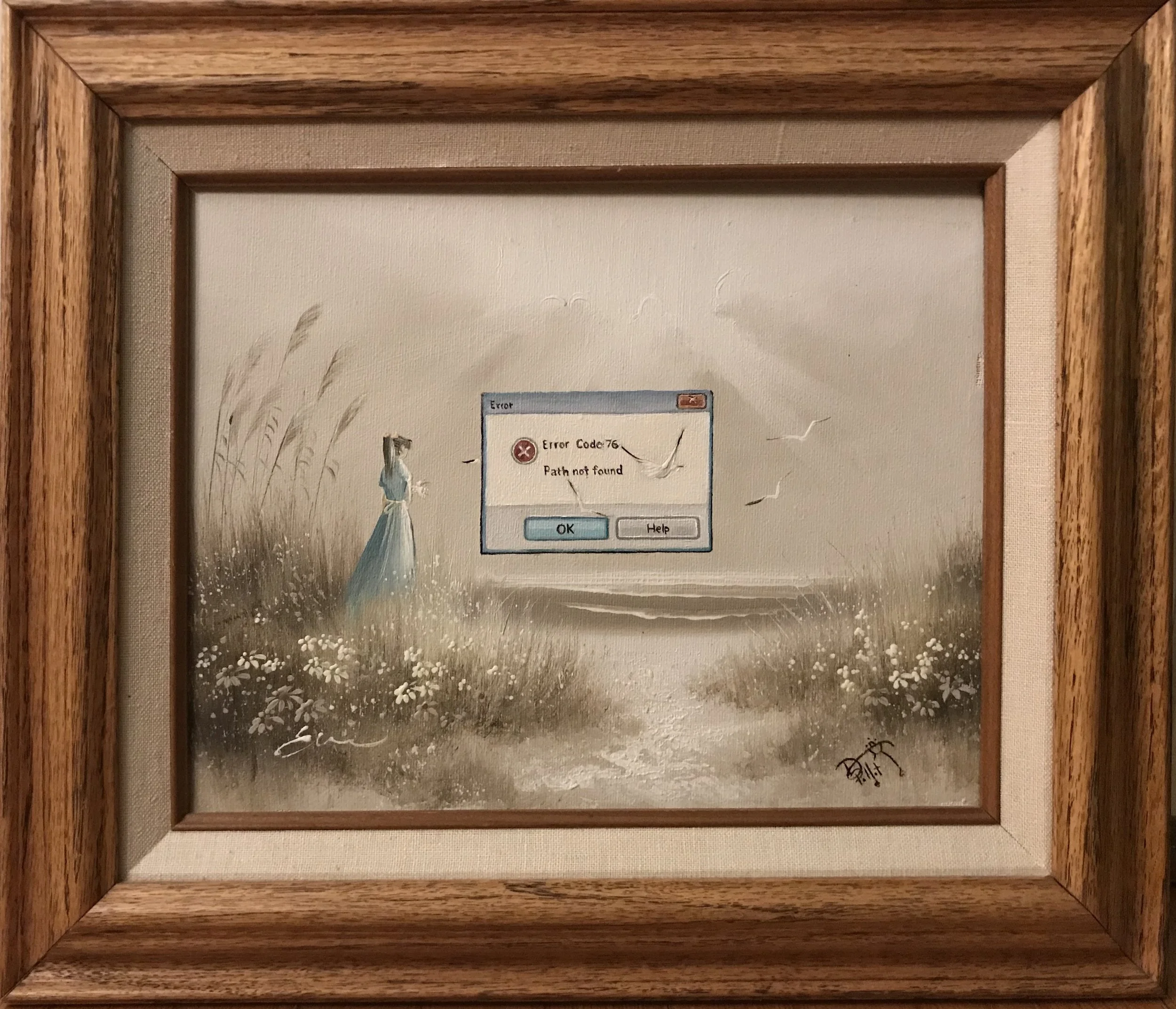 DavePollot_SystemFailure_12.25x14.25_OilonThriftArt_2018_$565.jpg