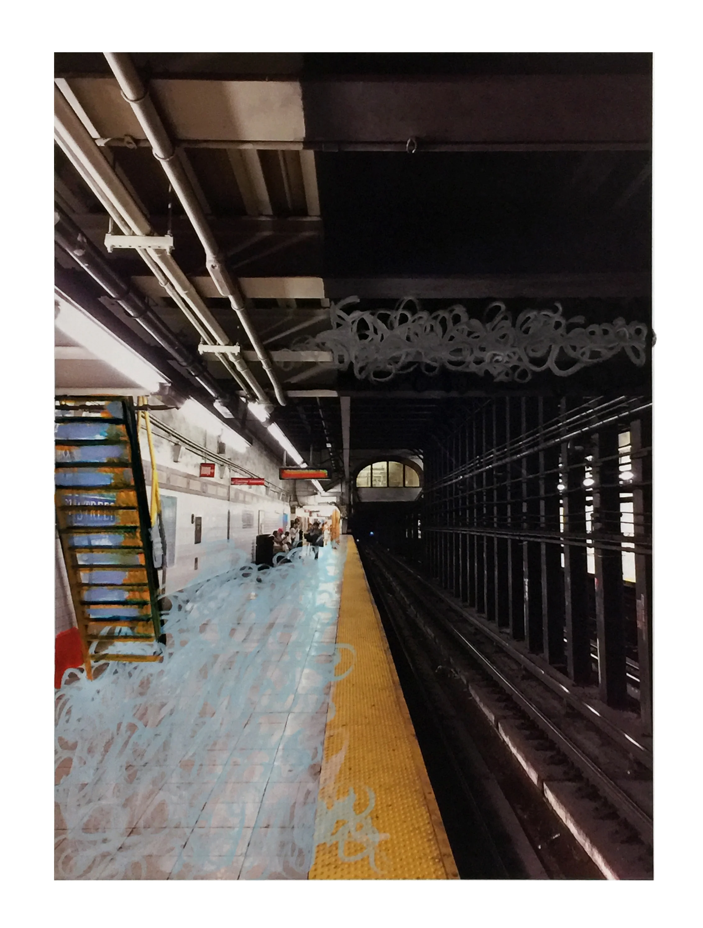 Gail Garcia - “SUBWAY” - Mixed Media on Canvas - 30_x40_ - 2017 - $1950.jpg