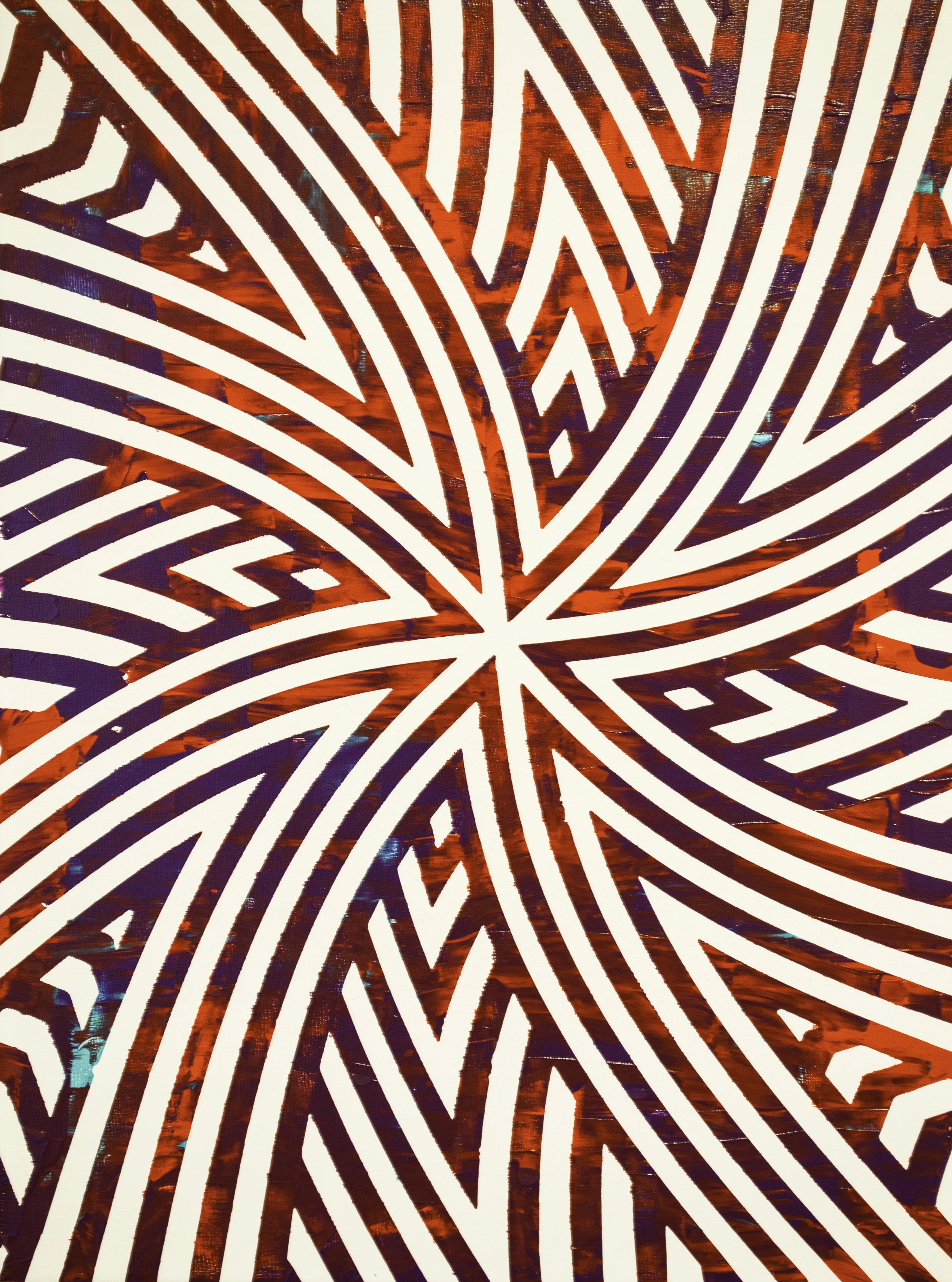 HUE Gallery of Contemporary Art - Sean Christopher Ward - Spinning - Acrylic on MDF - 12x16 - 2019 - $375.jpg