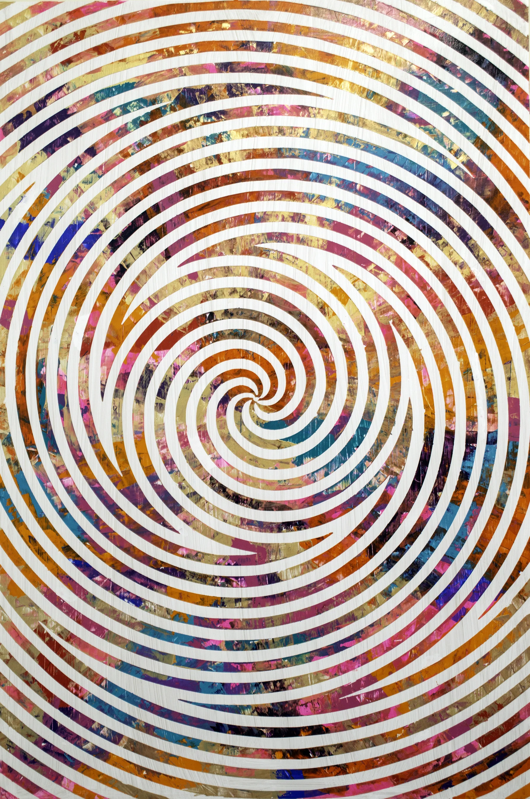 HUE Gallery of Contemporary Art - Sean Christopher Ward - The Hypnotist - Acrylic on Wood Panel - 24x36x1.5 - 2019 - $1800.jpg