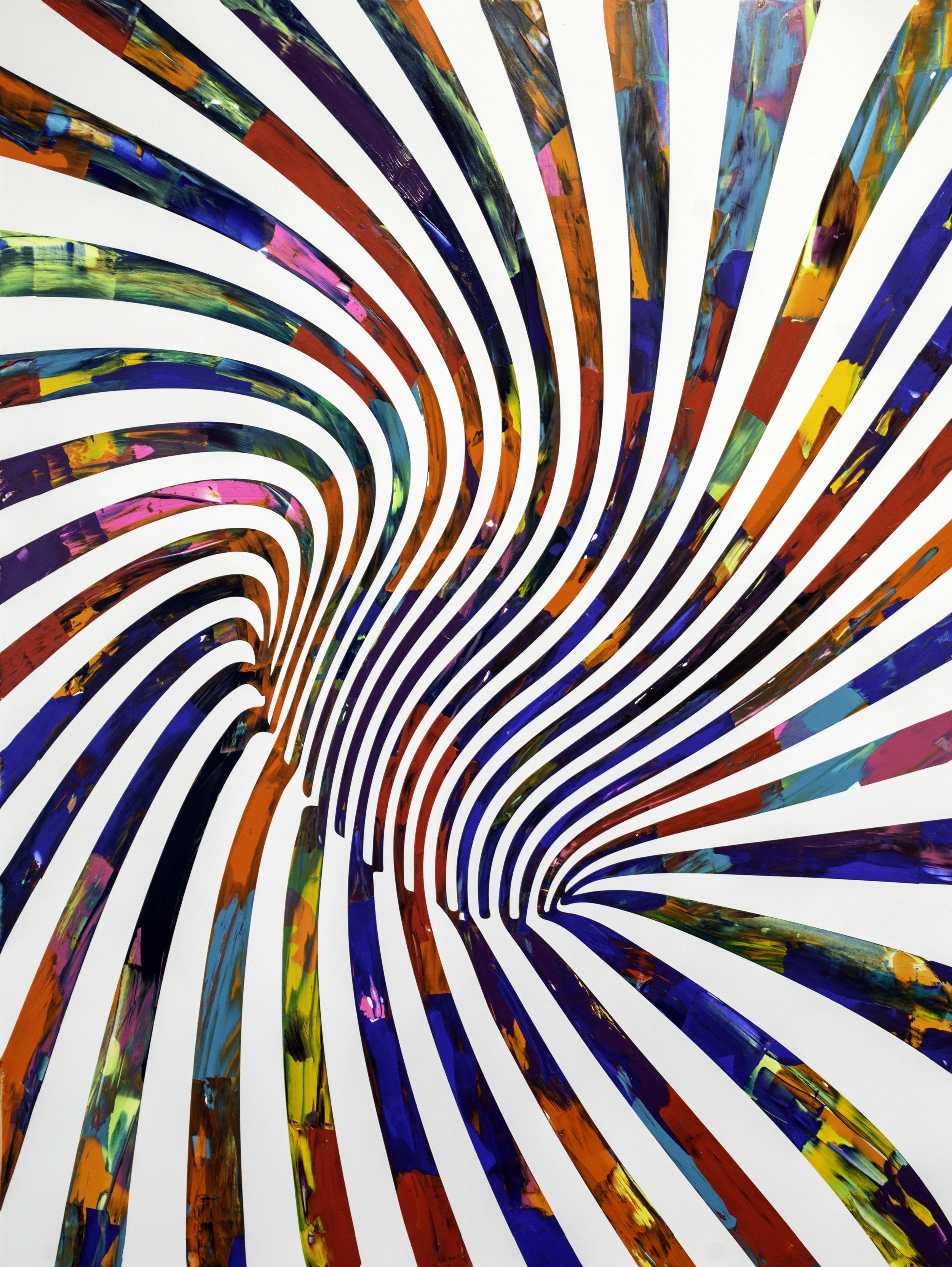 HUE Gallery of Contemporary Art - Sean Christopher Ward - The Wormhole To the Land of Psychedelia - Acrylic on Wood Panel - 18x24x1.5 - 2019 - $850.jpg