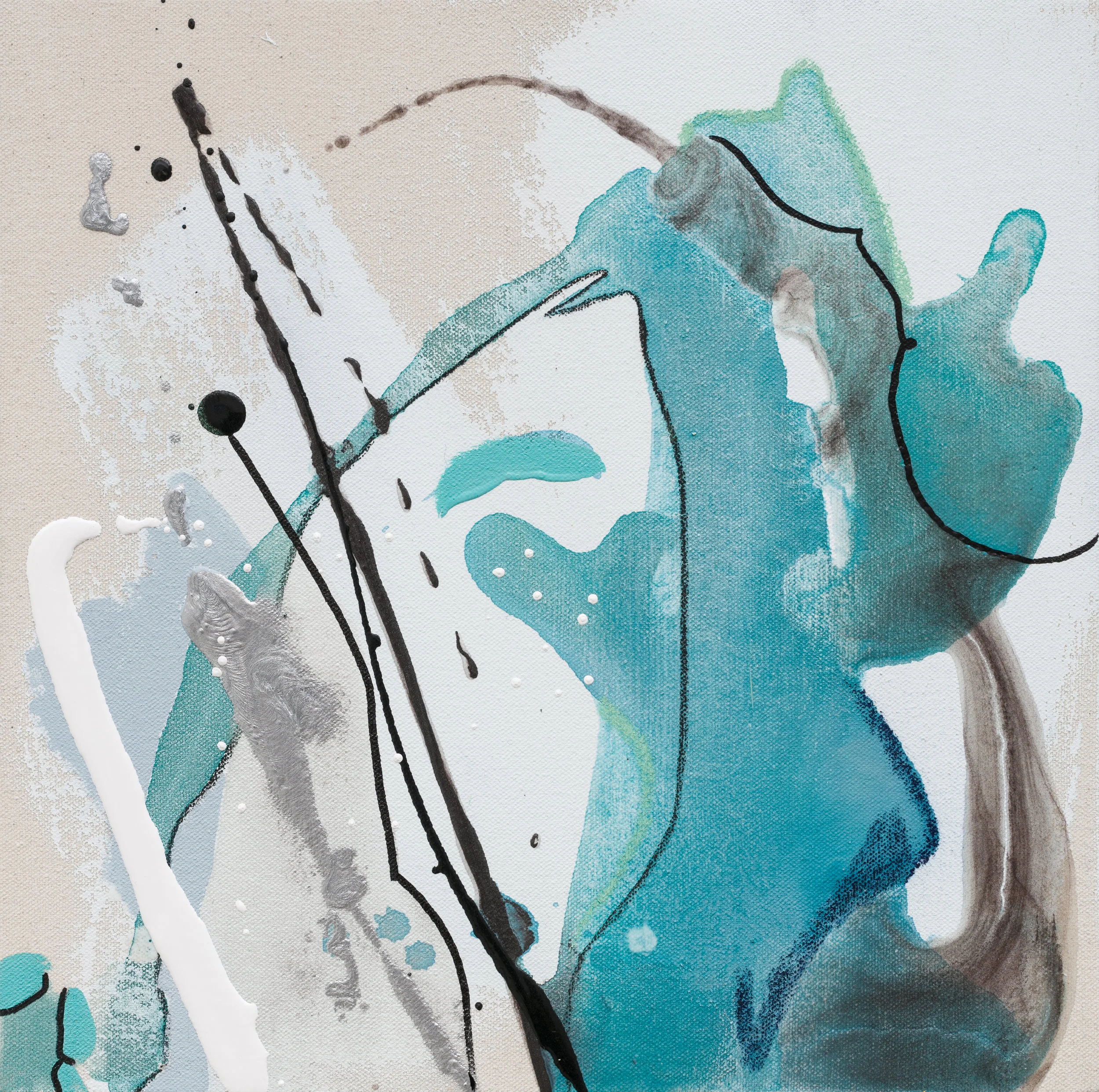 ATC DEN - Laura Moretz - While Distance and Time Reveal Their True Attitudes - Acrylic, enamel, pastel, charcoal and marker on canvas - 12_ x 12_ - 2019 - $990.jpg