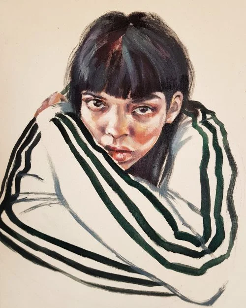 AmaiaMarzabal - PeopleOfBrooklyn - oil -15x18- 2018 - $900.jpg