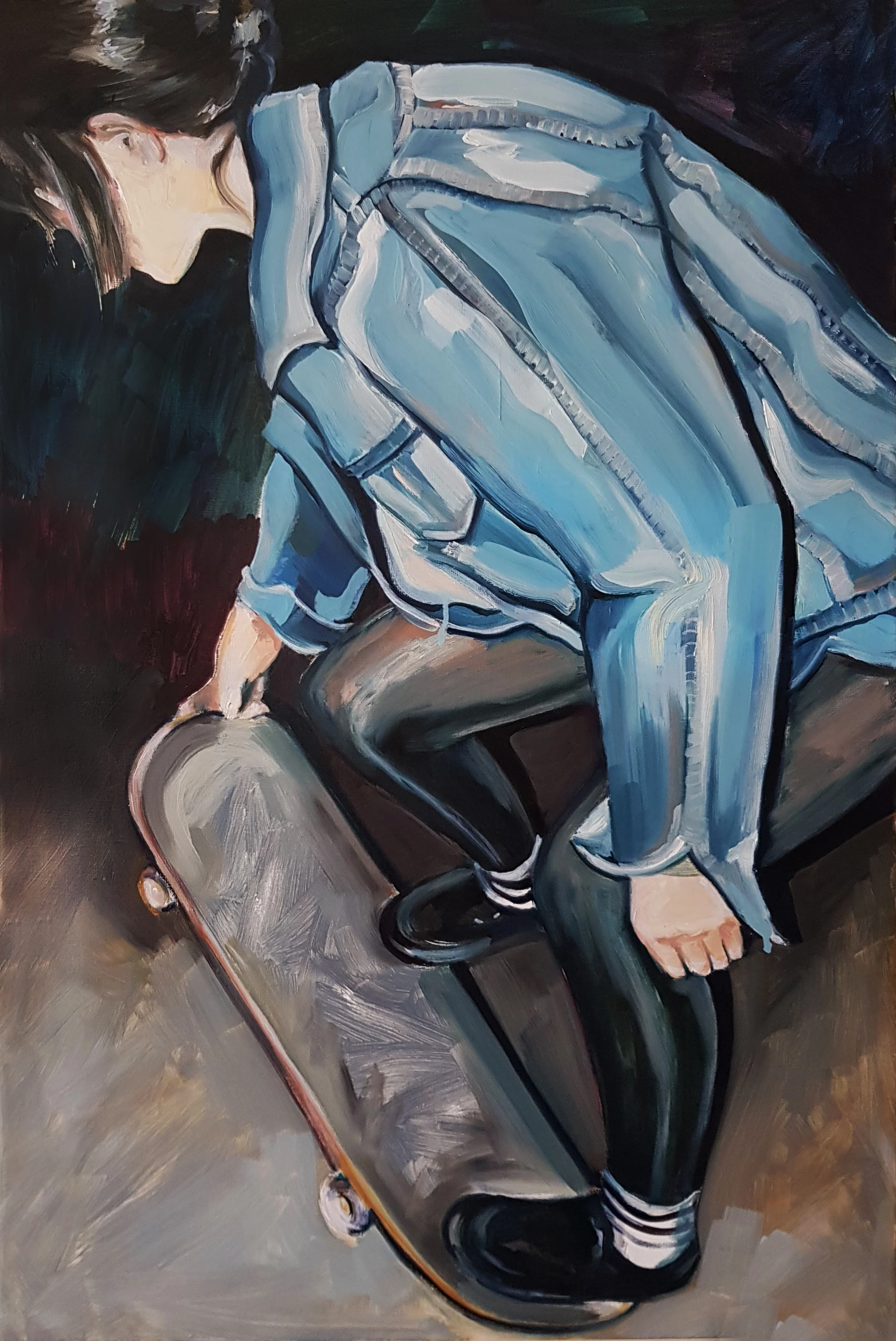 AmaiaMarzabal - WhatDoesItMeanToBeAWoman - oil -24x36- 2018 - $3,500.jpg