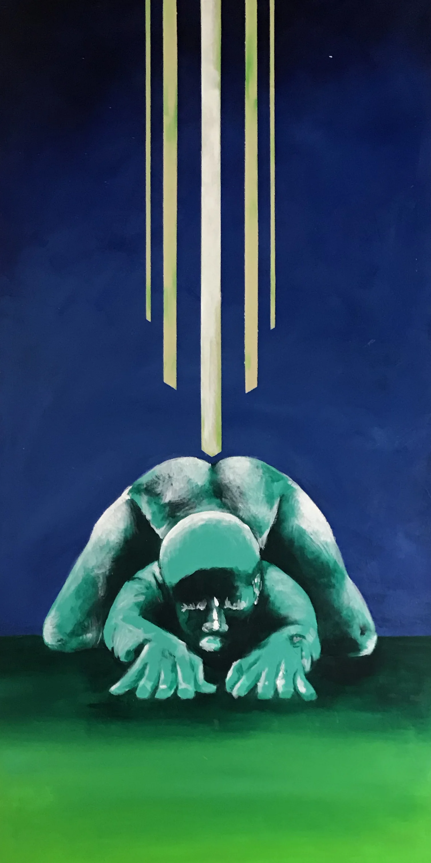 YaniPaints - Reach - acrylic on canvas - 24x48 - 2017 - $2000.jpg