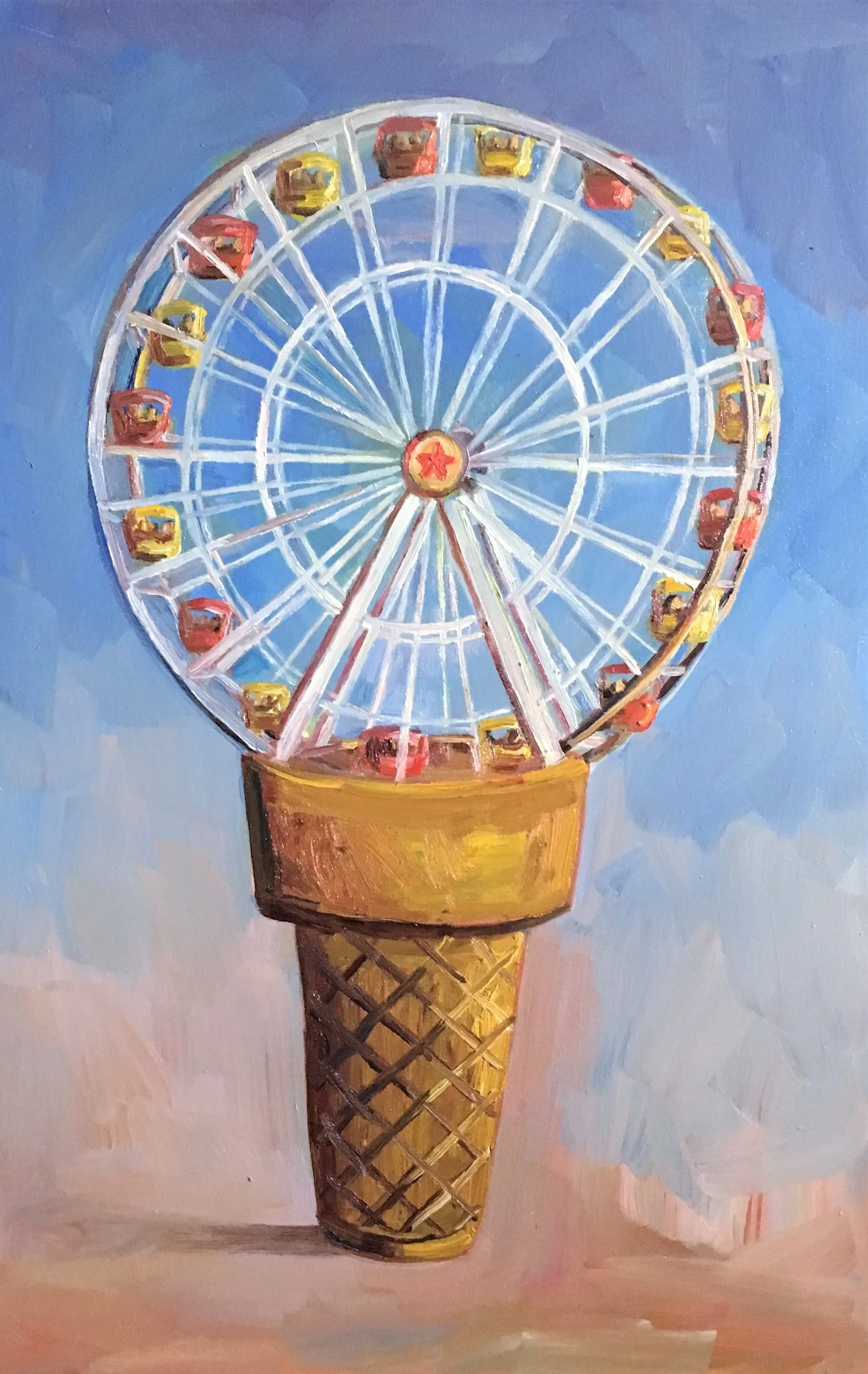 John Kilduff, Ferris Cream oil on canvas, 36 x24in.jpeg