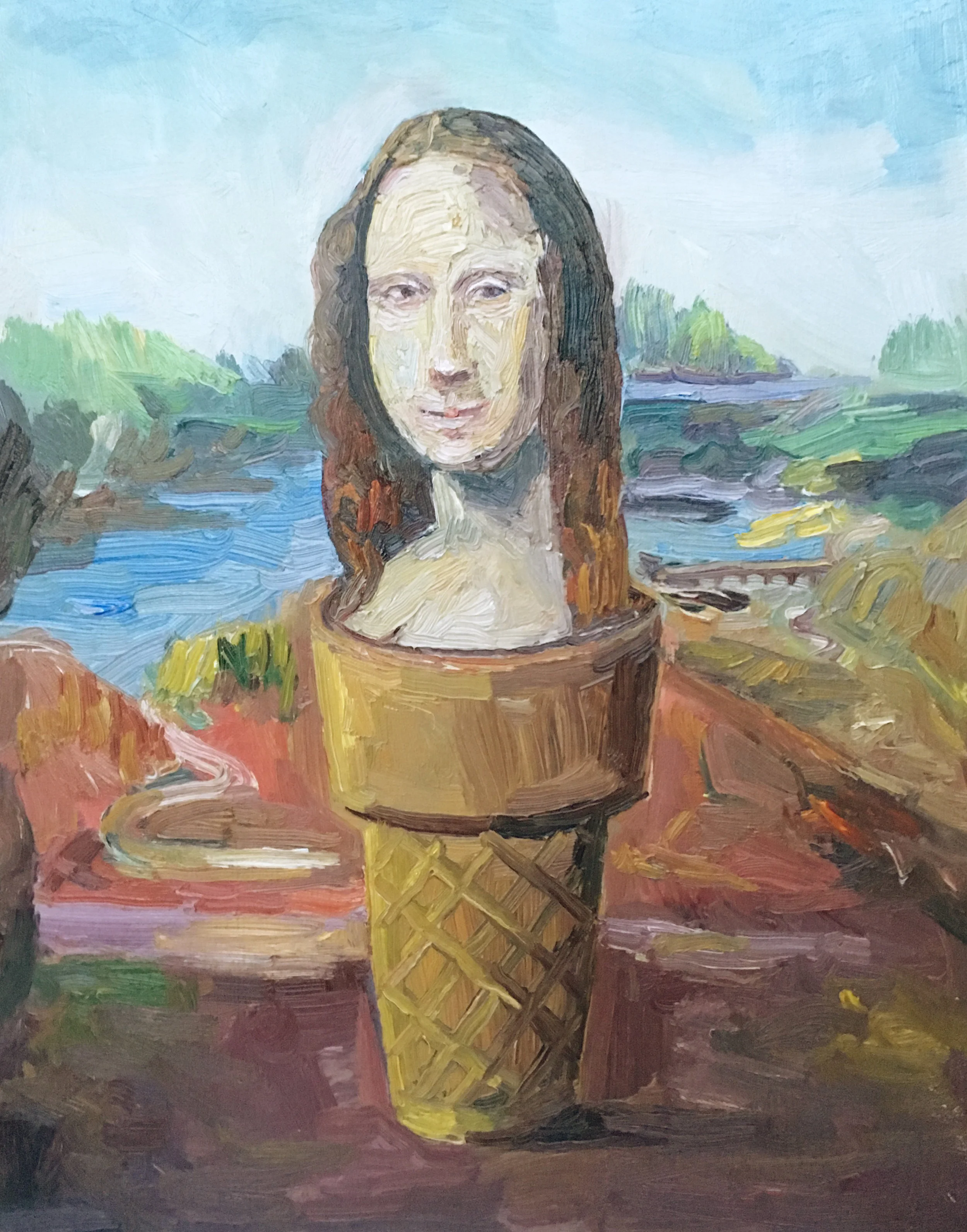 Mona Lisa Ice Cream 16x20in.jpg