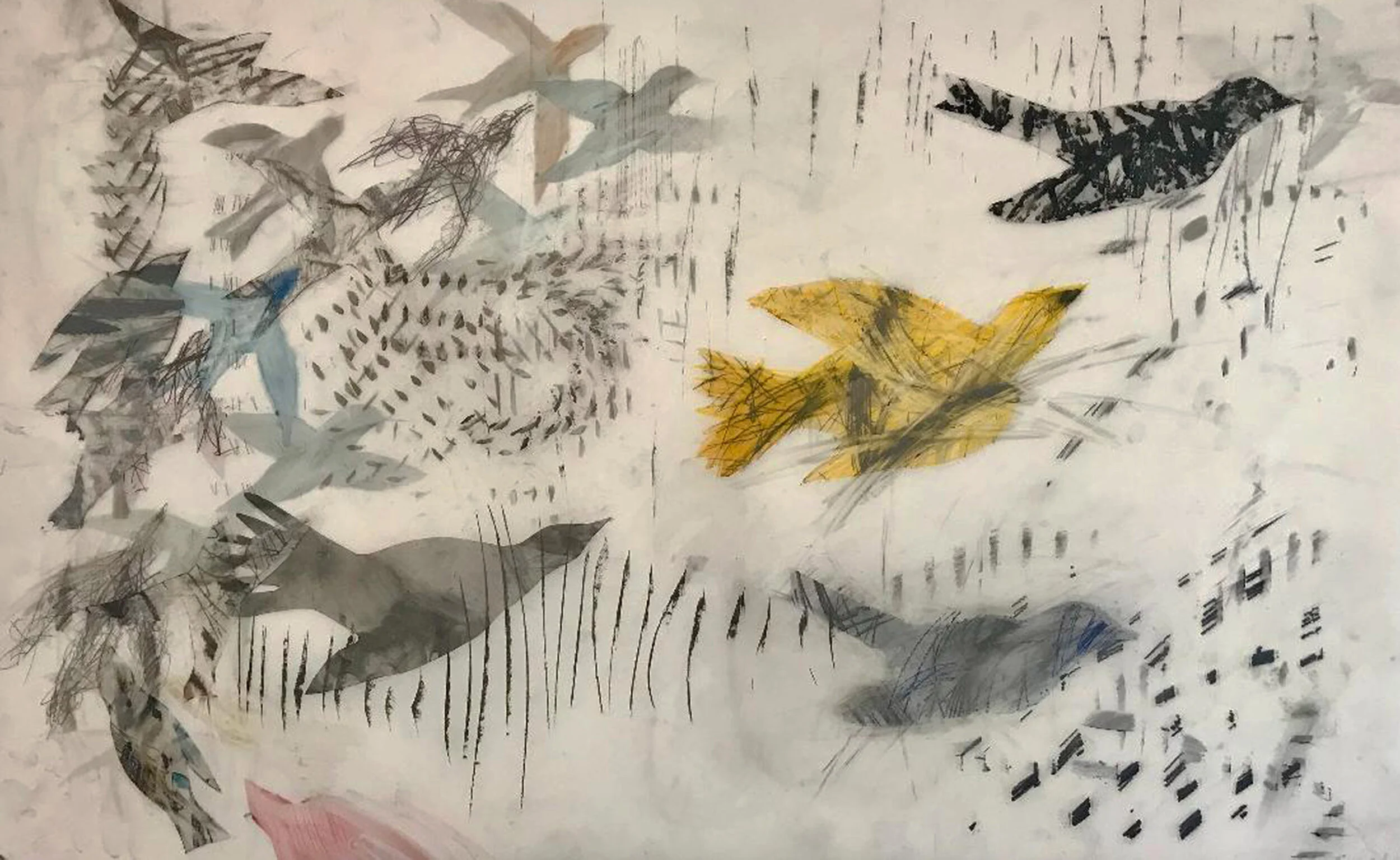 Yellow Bird with Flock, 34x46 in_edited-1.jpg
