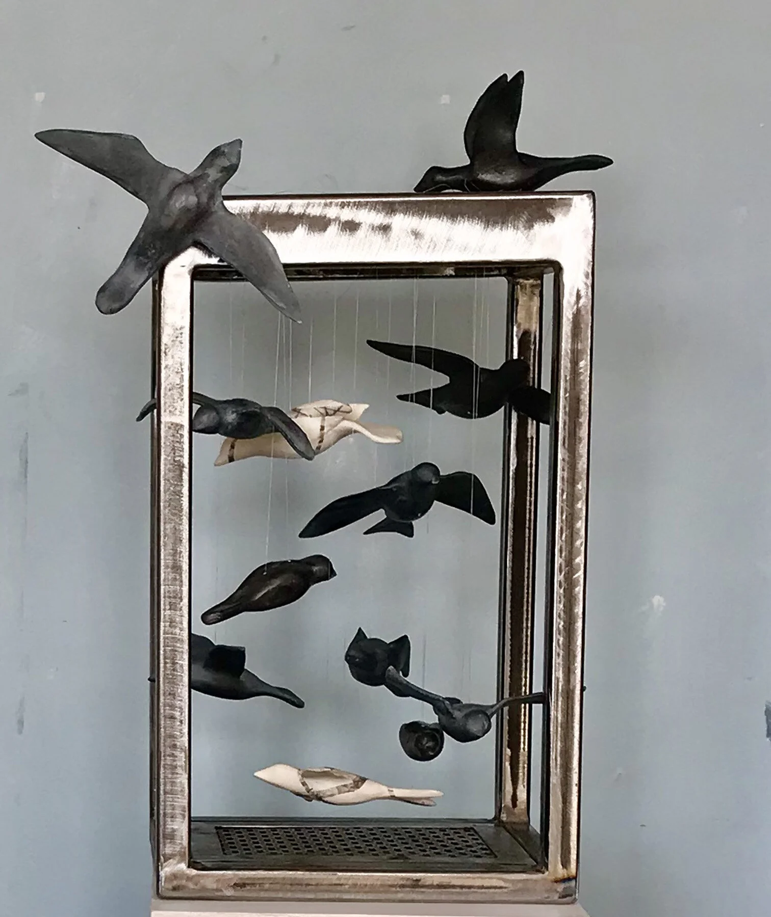 Caged Birds, 20x12x9 inches just cage.jpg