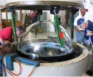 Post Hydrostatic Test Inspection of PVHO and window under ABS Survey