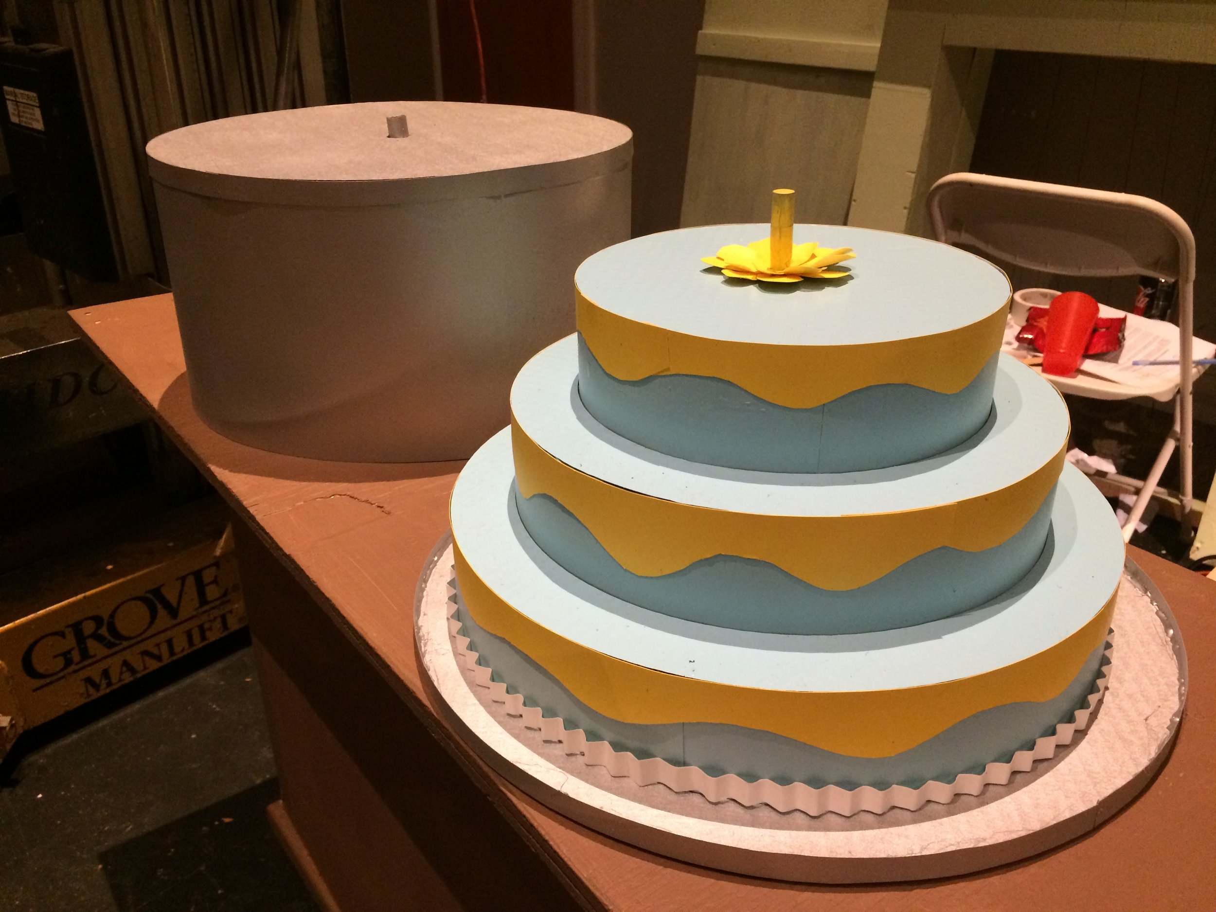 Mary Poppins magical cake prop