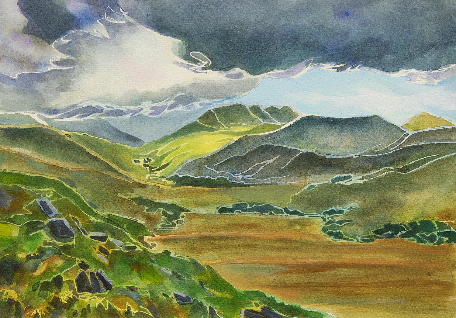 "Dark Clouds, Ring of Kerry"