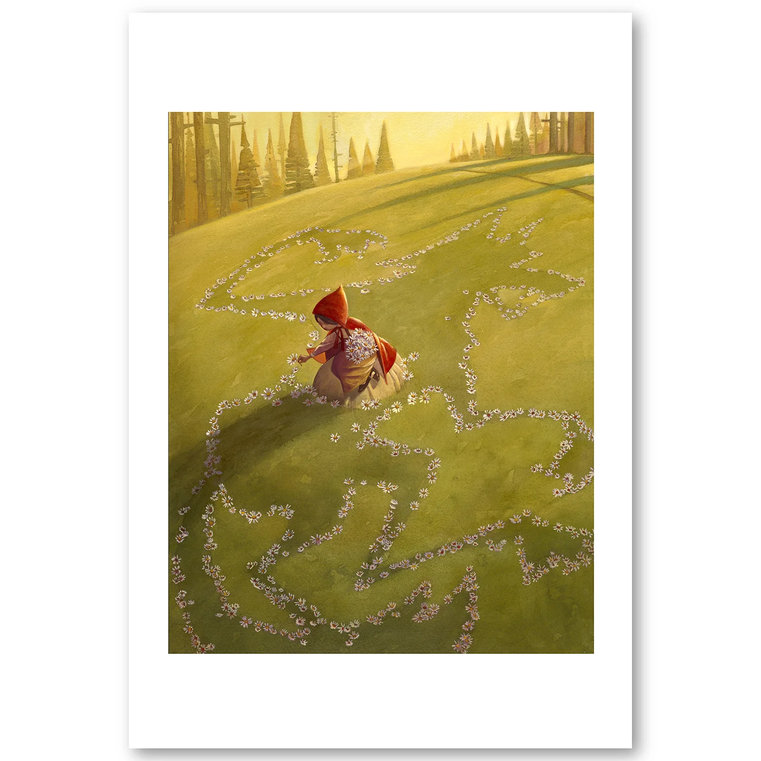 Little Red Riding Hood: Picking Flowers