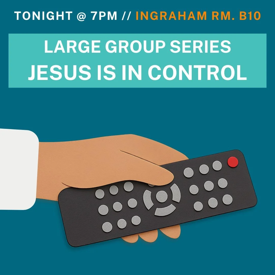 Last week we explored what it looks like in our lives to acknowledge that Jesus is the one in control. This week, we will go a step further and discuss how that should lead us to want to obey Him and His guidance!

Come join us for our second week in