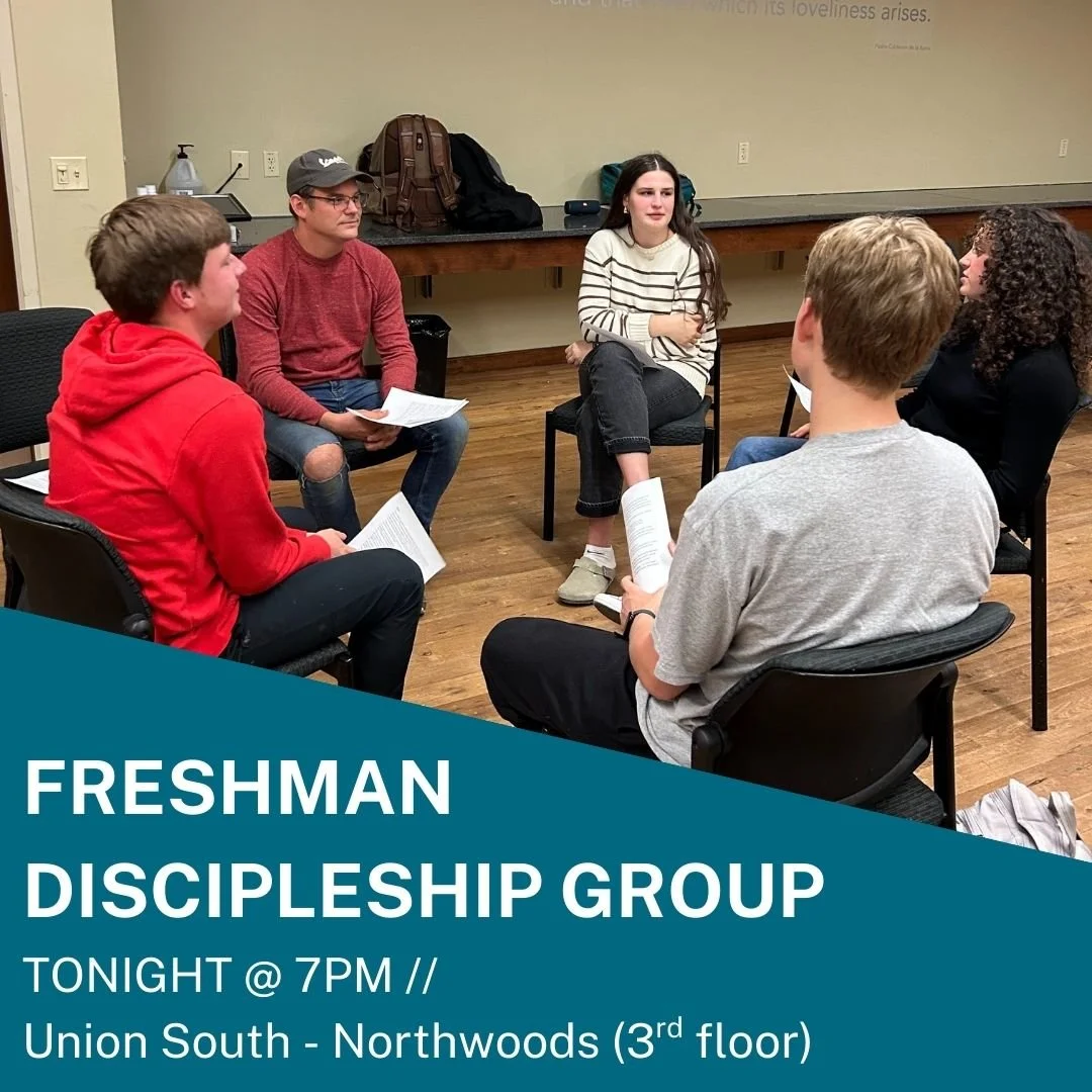 As excited as we are for Thanksgiving coming up later this week, we are EVEN MORE excited for Freshmen Discipleship Group TONIGHT at 7PM!!! Come join us in the Northwoods room on the 3rd floor of Union South!