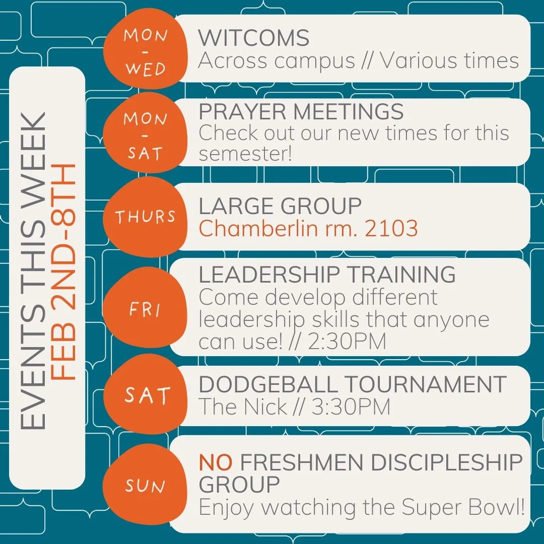 Guess what's back... back again... our WEEKLY EVENTS SNEAK PEAK, tell your friends!!! We have a full week of fun ahead of us, so come and join us!