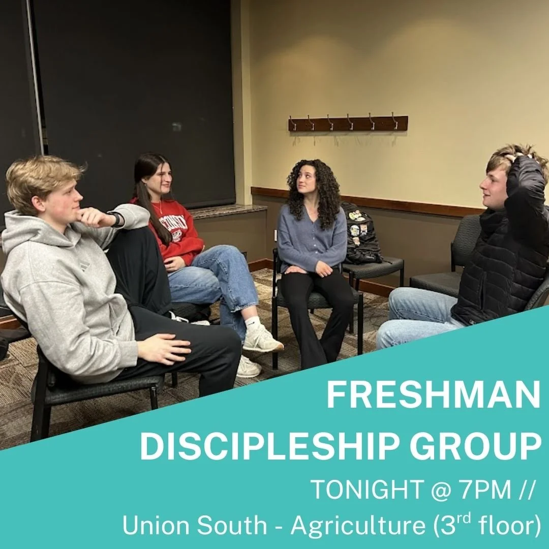 If you are looking for something that makes you think deeply (like Finn) or something that blows your mind (like Joe), we've got just the thing for you! Join us for Freshmen Discipleship Group TONIGHT at 7PM, and come learn how YOU can grow in your f