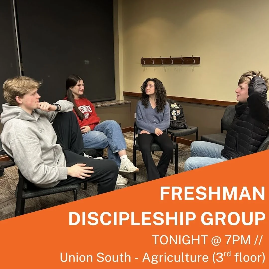 Can you believe that it is the LAST FRESHMEN DISCIPLESHIP GROUP of the school year?!?! I know Joe, my mind is blown too. Join us TONIGHT as we celebrate how God has been at work this year, and look forward to how he will continue to work through the 