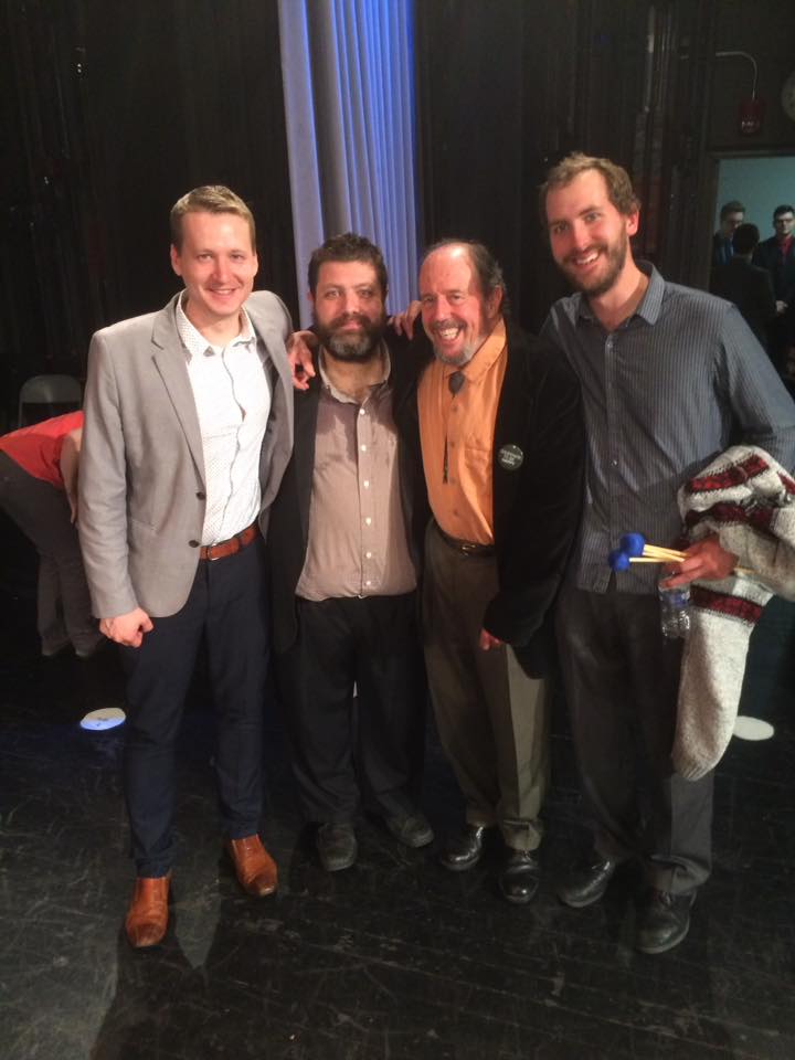 Heavy company at Eau Claire Jazz Festival: John Kizilarmut, Bob Bowman, and Peter Schlamb