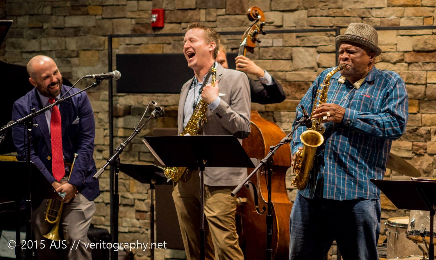 W/ Bobby Watson and Clint Ashlock at Take Five (Photo Credit: Andy Schwartz)