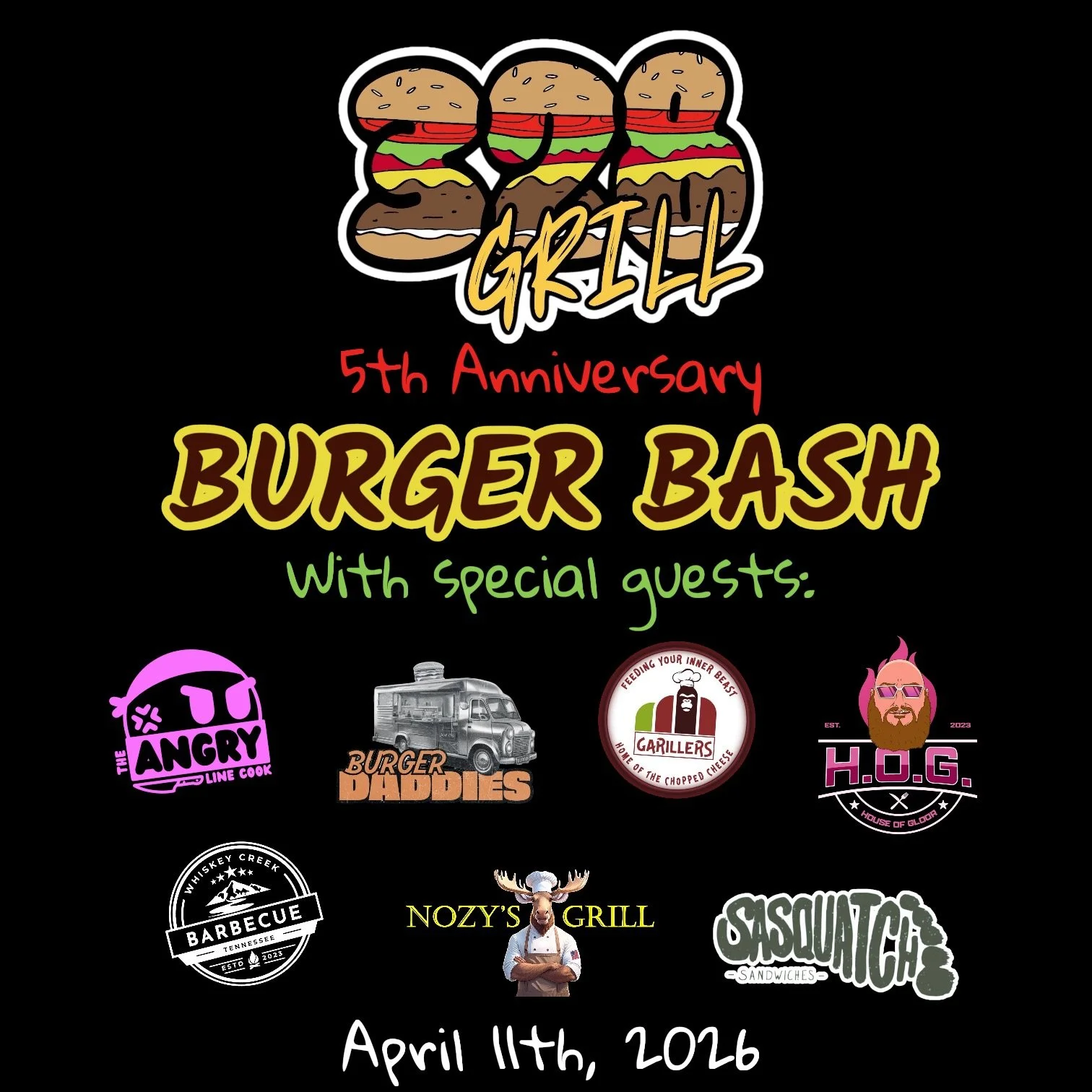 328 Grill 5th Anniversary Burger Bash