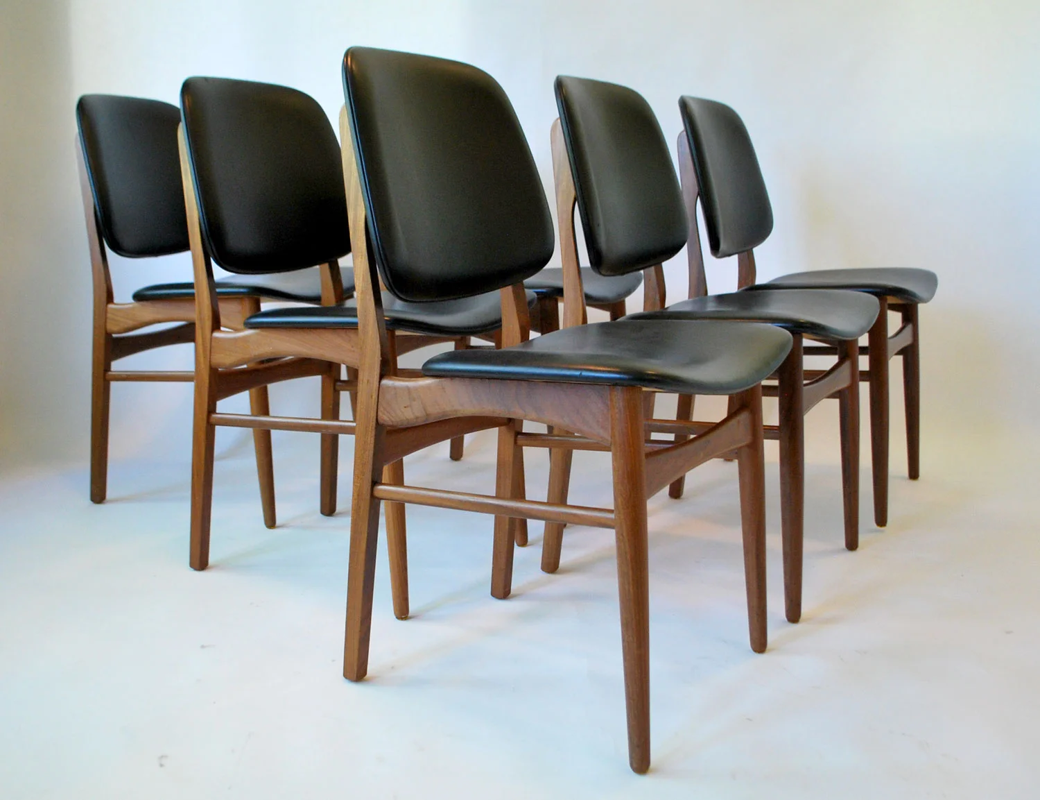 Early 1960s Mid Century Danish Chairs Set 6 Sold Vintage