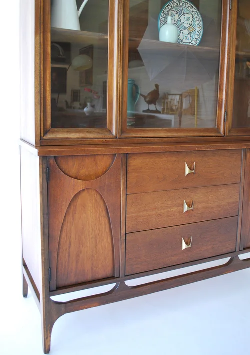 Mid Century Broyhill BRASILIA Credenza and/or China Cabinet - SOLD —  Vintage Modern Maine