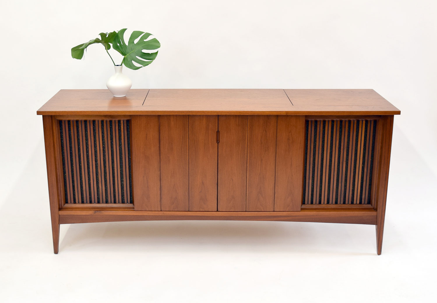 Fabulous Mid Century Stereo Cabinet Console Credenza Sold