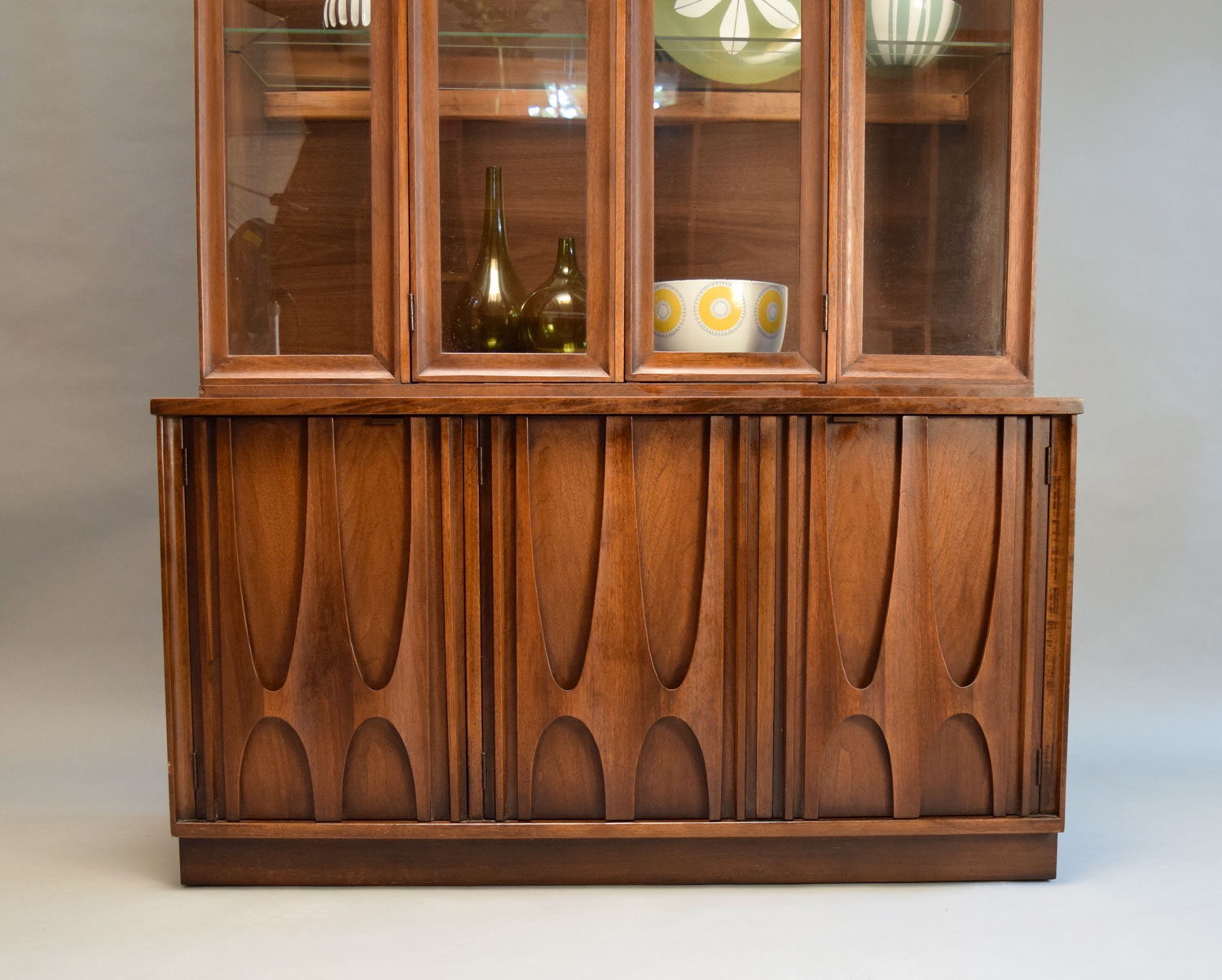 Broyhill Brasilia Credenza And China Cabinet Sold Vintage