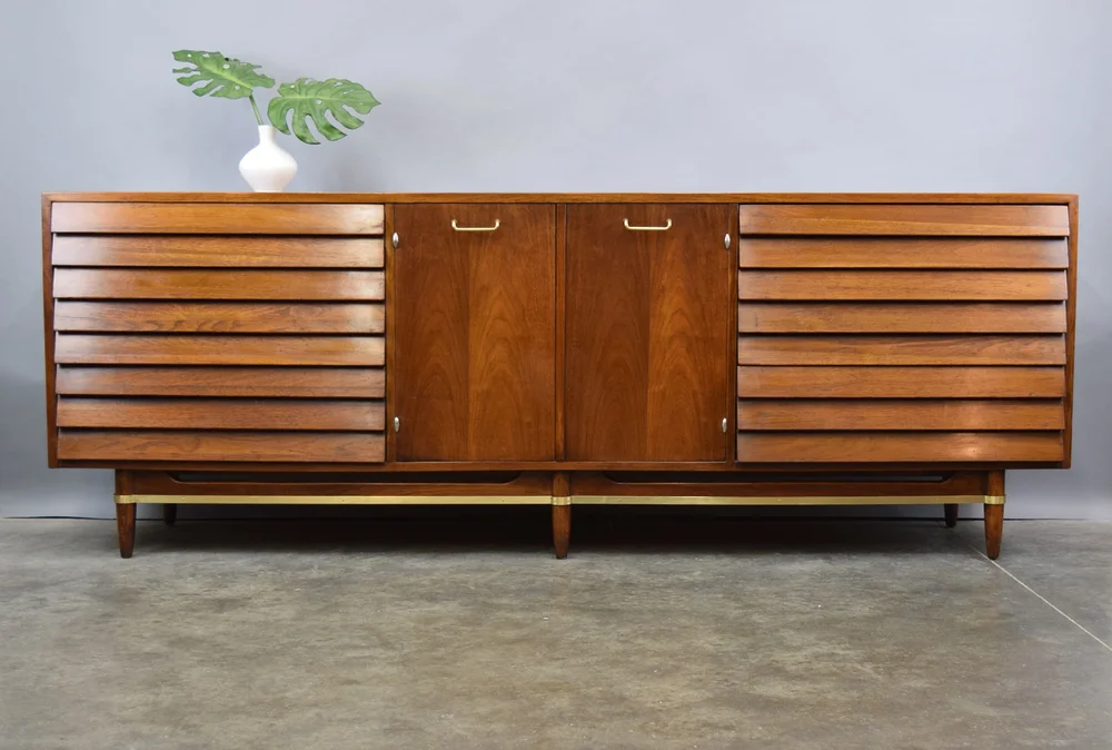 Long American of Martinsville 'Dania' Credenza or Dresser - SOLD  Vintage  Modern Maine