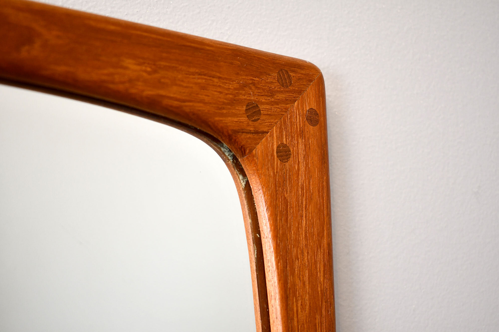 Large Danish Teak Mirror - $600 — Vintage Modern Maine Large Danish Teak Mirror - $600 — Vintage Modern Maine