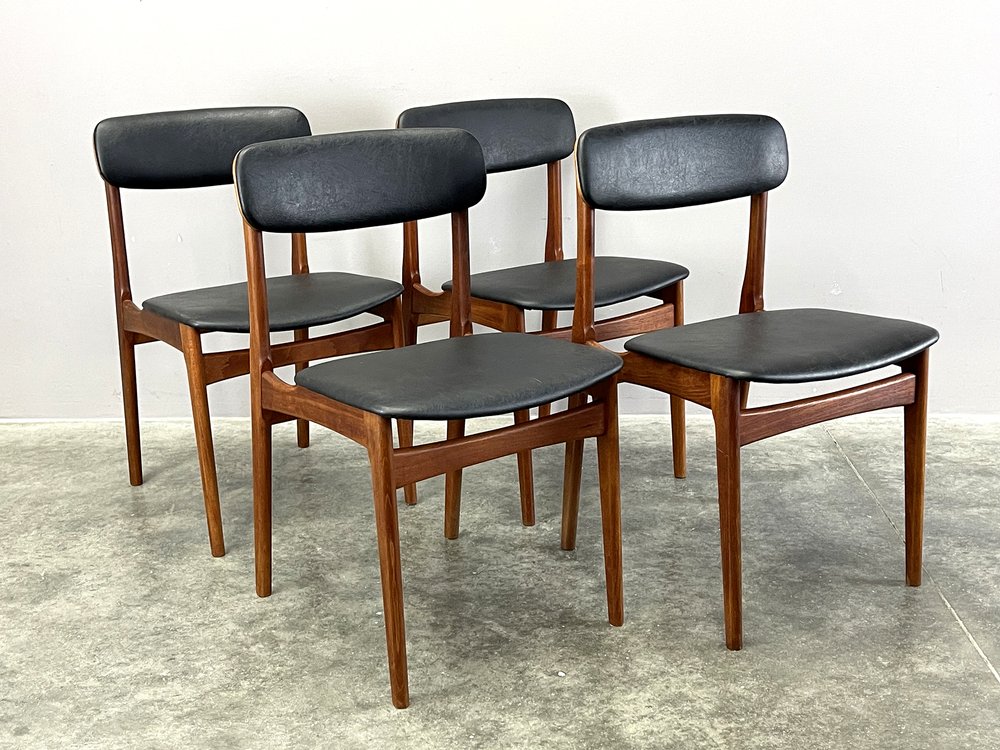 Danish Teak Dining Chairs by Tarm Stole Møbelfabrik, Set/4 - SOLD Modern