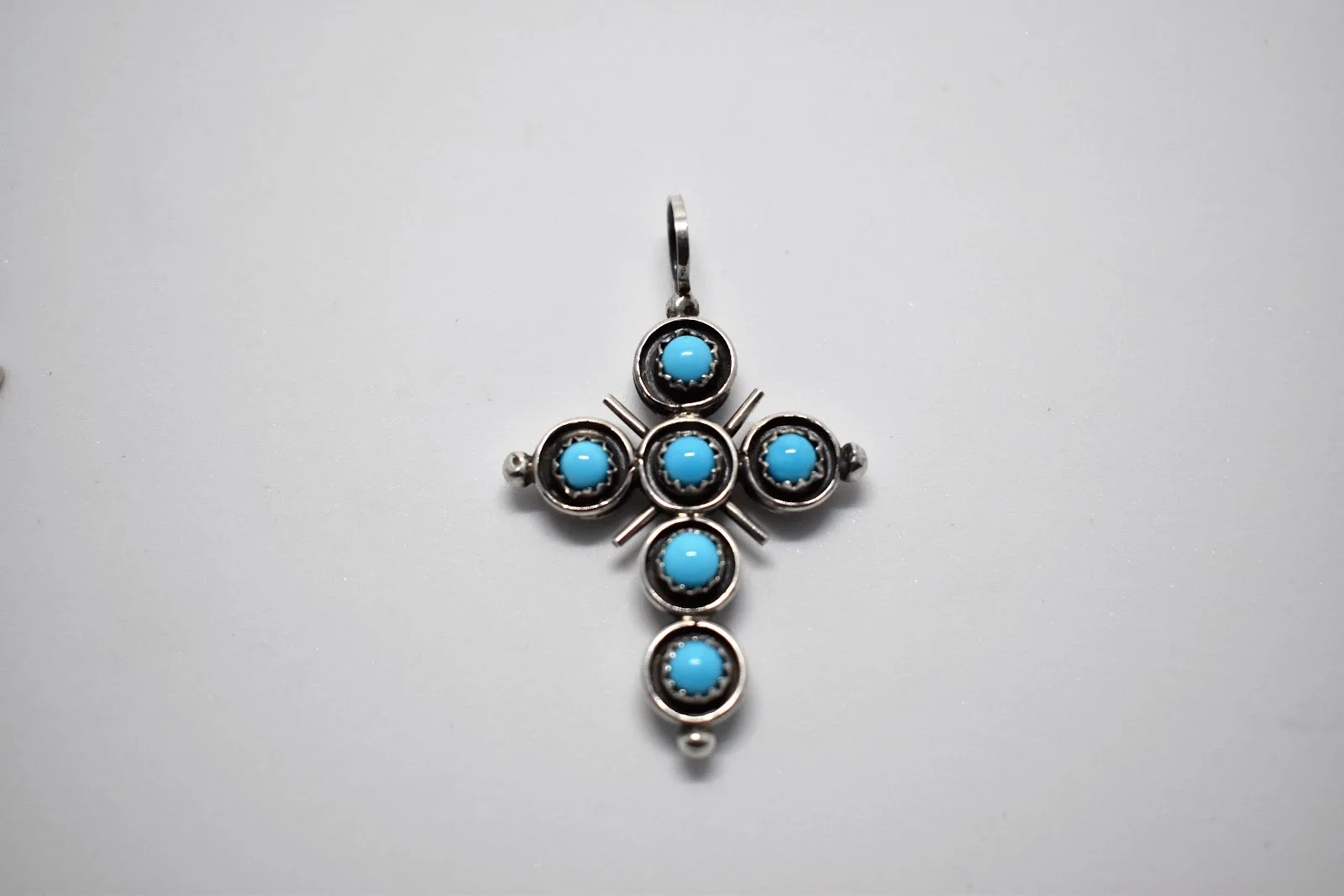 zuni 2 sided cross blue.jpg