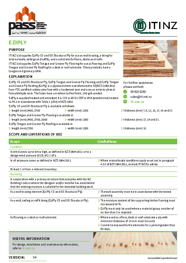 ITI Timspec Eziply pass™