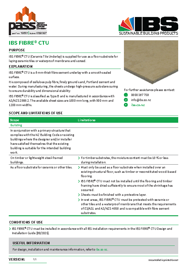 IBS FIBRE CTU PASS™