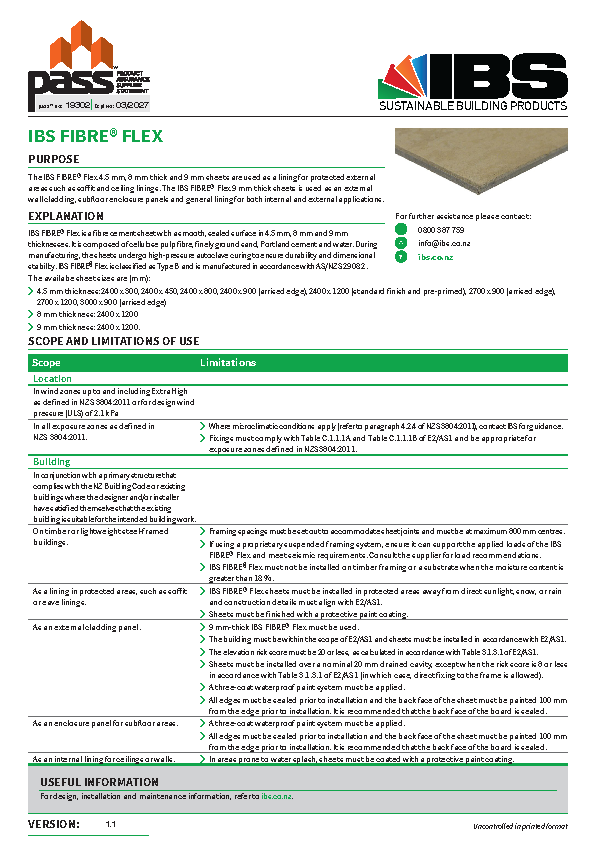 IBS FIBRE Flex pass™