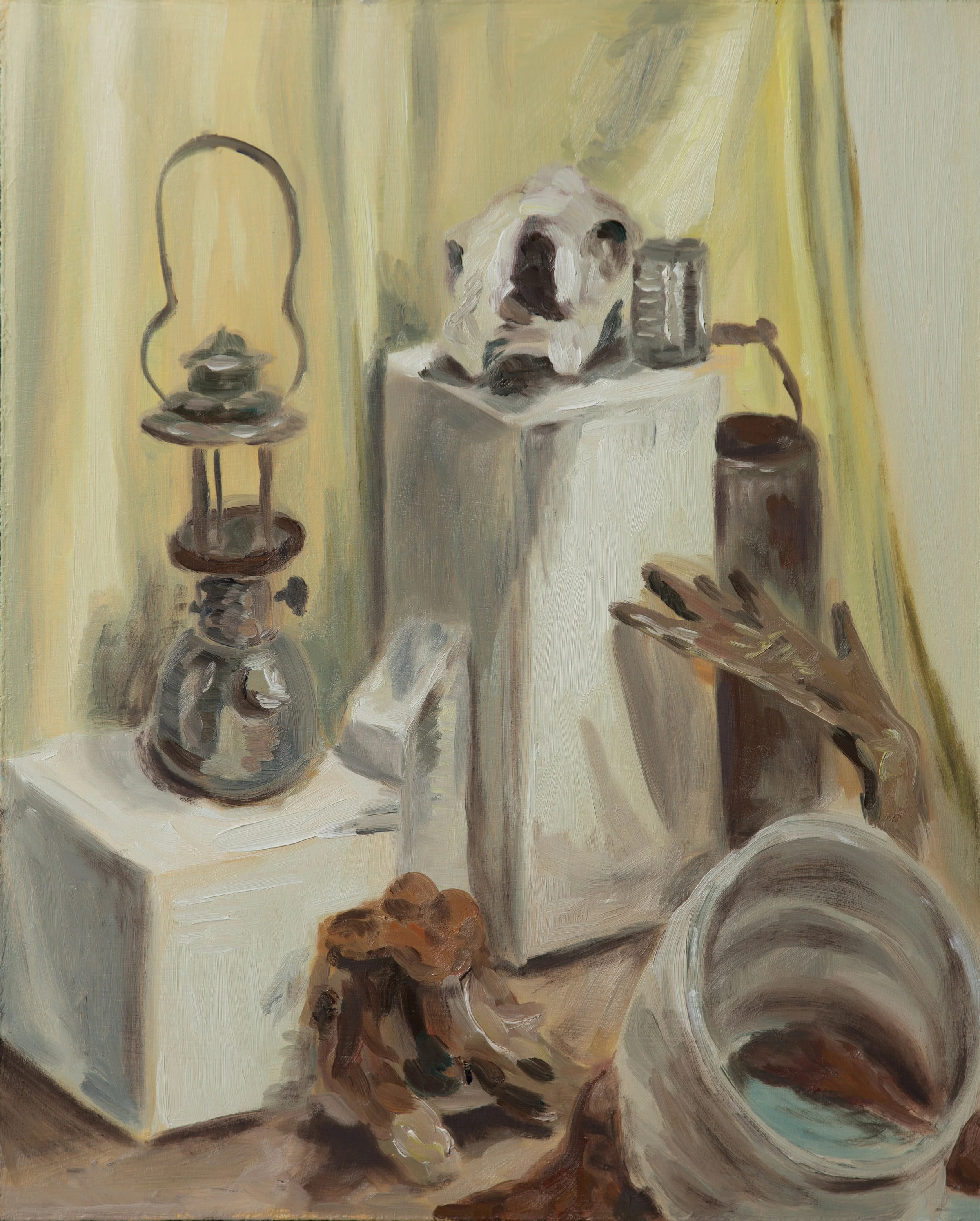 Here's a quick oil study from this year.