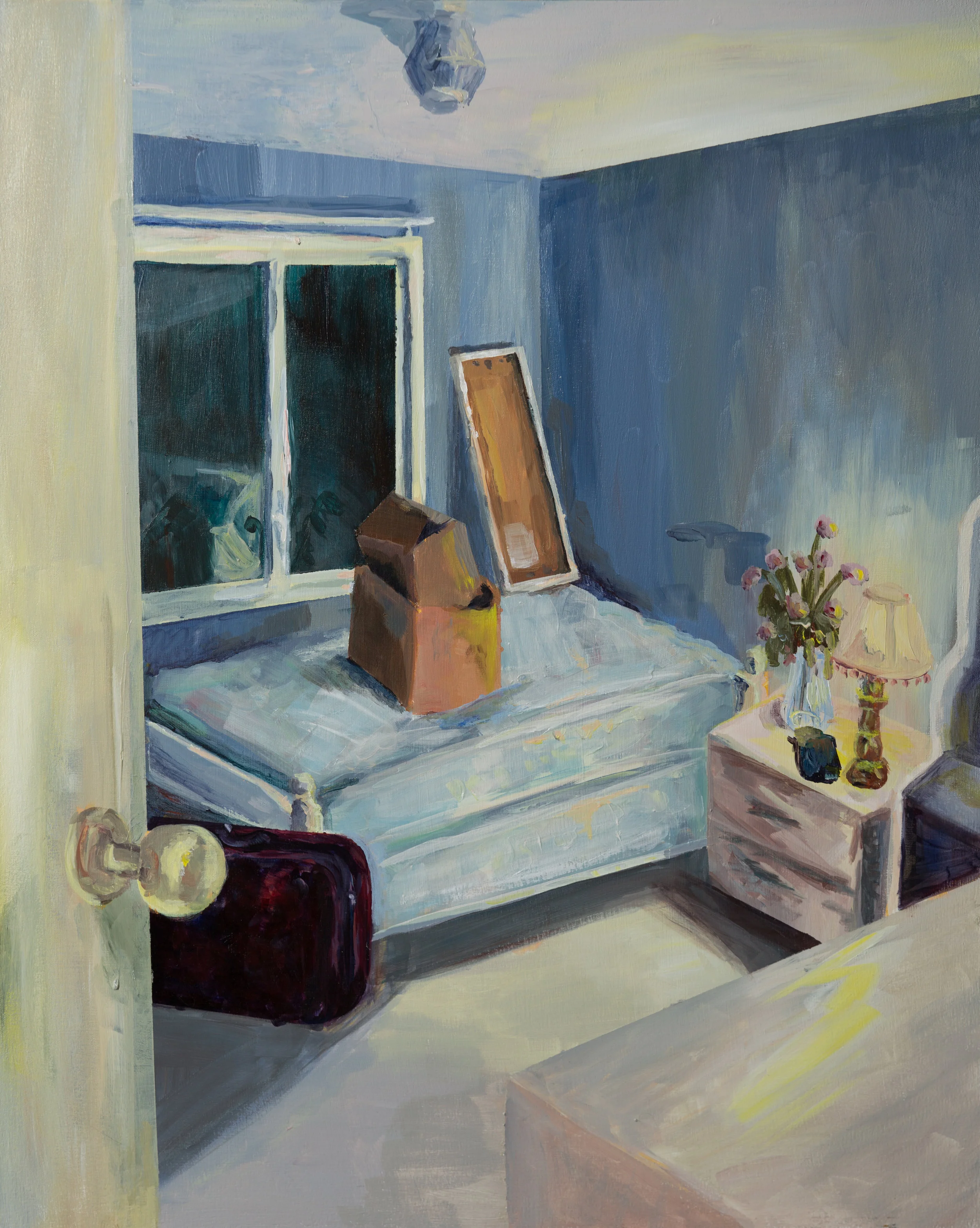 This is one of my acrylic paintings. Acrylic paint is generally less toxic than oil paint, so I plan on using more acrylic paint in my future!