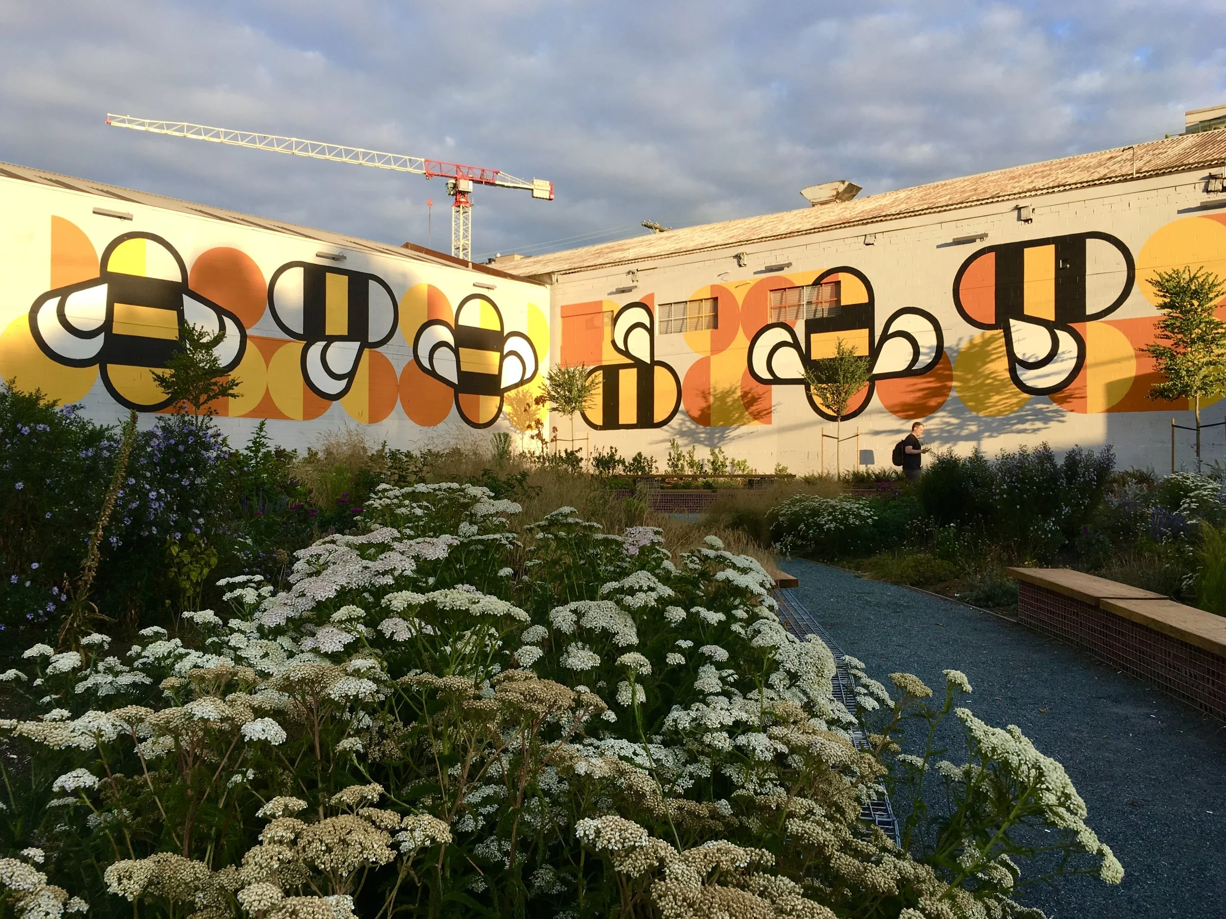 "Bee park" at 5th and Pine, Vancouver