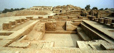 The ruins of an ancient city, one that belonged to the Indus River Valley Civilization (Image taken from a Google Site )