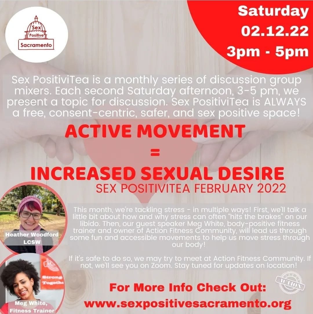 Active Movement = Increased Sexual Desire: Sex PositiviTea February 2022