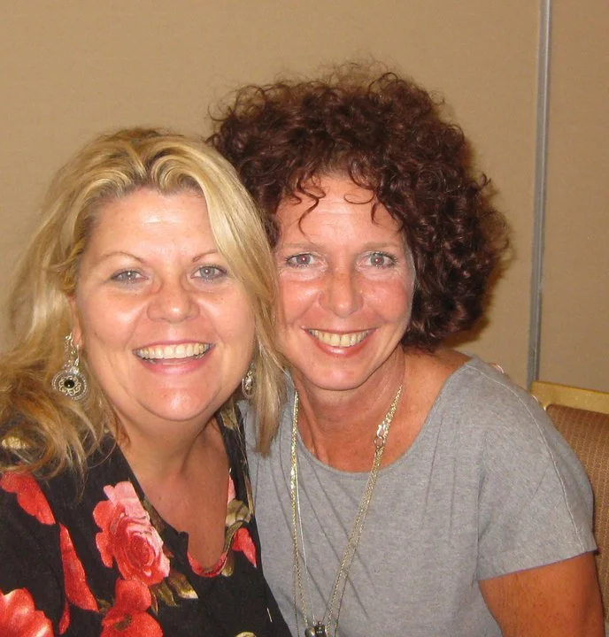 Pictured with Kit Gruelle, Impact/Outreach Coordinator for Private Violence Film Project, Advocate and Community Educator