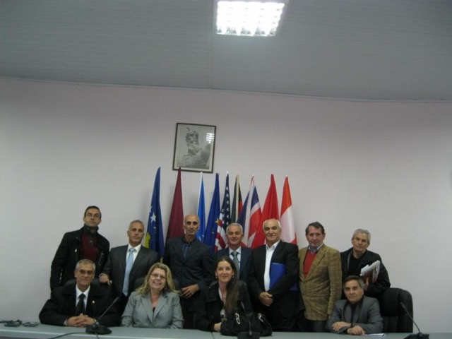 Meeting with community leaders, Kosovo