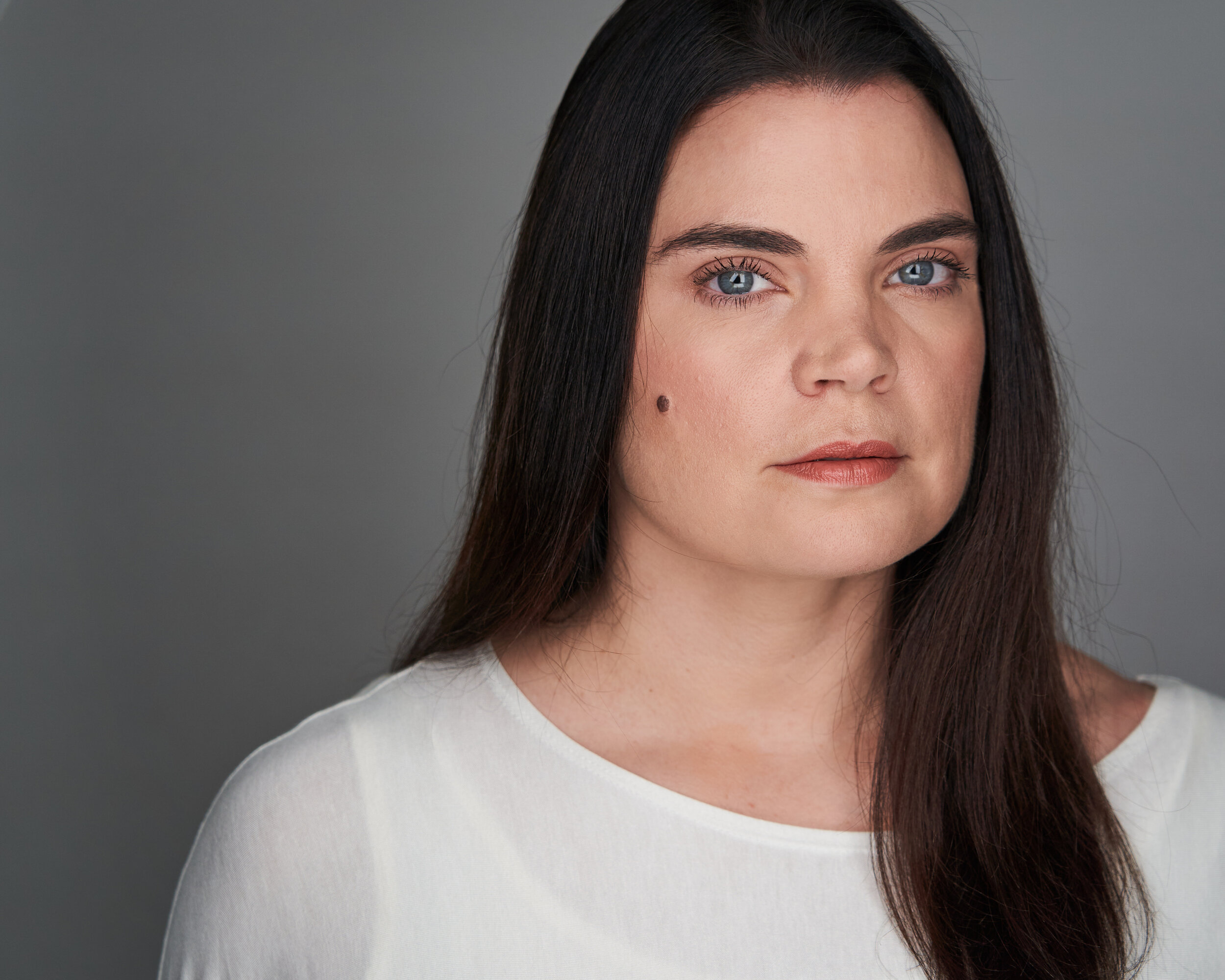  Actor Stacy Beckly poses for a headshot at SOSKIphoto in Hayward, California, on August 8, 2020. (Stan Olszewski/SOSKIphoto) 